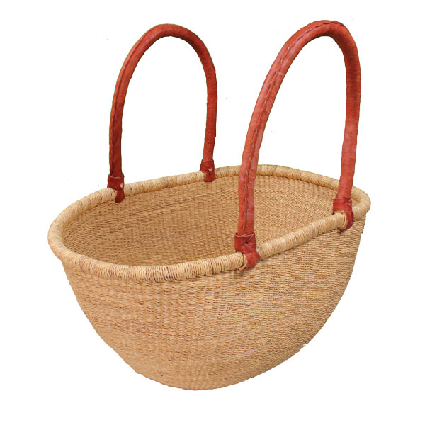 G-167N Double-weave natural XL oval baskets